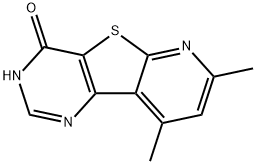 7,9-Dimethyl-pyrido[3',2':4,5]thieno[3,2-d]pyrimidin-4(1H)-one Structure