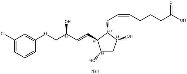 氯前列烯醇钠,55028-72-3,结构式