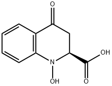 (2S)-1,2,3,4-Tetrahydro-1-hydroxy-4-oxo-2-quinolinecarboxylic acid 结构式