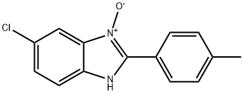 5-クロロ-2-(4-メチルフェニル)-1H-ベンゾイミダゾール3-オキシド 化学構造式