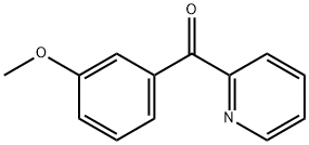 (3-Methoxyphenyl)2-pyridinylmethanone Struktur