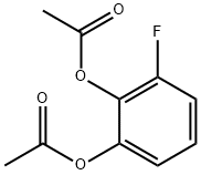 Diacetic acid 3-fluoro-1,2-phenylene ester Structure