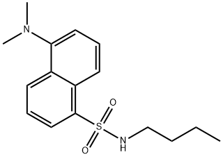 5-DIMETHYLAMINO-1-NAPHTHALENESULFONYL-N-BUTYLAMIDE Struktur