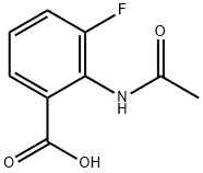 2-乙酰胺基-3-氟苯甲酸,550346-18-4,结构式