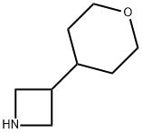 3-(四氢-2H-吡喃-4-基)氮杂丁烷 结构式