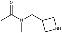 Acetamide, N-(3-azetidinylmethyl)-N-methyl- (9CI) Structure