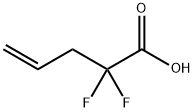 2,2-DIFLUOROPENT-4-ENOIC ACID Structure