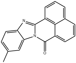 10-Methyl-7H-benzimidazo[2,1-a]benz[de]isoquinolin-7-one Structure