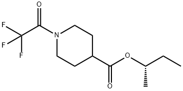 1-(트리플루오로아세틸)-4-피페리딘카르복실산(S)-1-메틸프로필에스테르