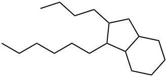 2-Butyl-4-hexyloctahydro-1H-indene 结构式