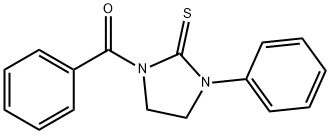 1-Benzoyl-3-phenyl-2-imidazolidinethione Struktur