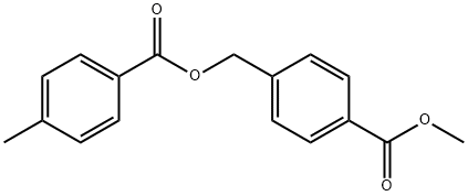 [4-(methoxycarbonyl)phenyl]methyl p-toluate Structure
