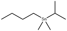 Butylisopropyldimethylstannane Struktur