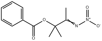 2-メチル-3-(ニトロイミノ)-2-ブタノールベンゾアート 化学構造式