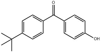 4-(4-tert-ブチルベンゾイル)フェノール 化学構造式