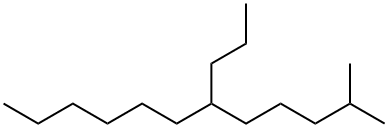 2-メチル-6-プロピルドデカン 化学構造式