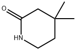 4,4-二甲基哌啶-2-酮 结构式