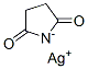 succinimide, silver(1+) salt  Struktur