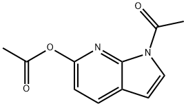 1-ACETYL-6-ACETOXYL-7-AZAINDOLE Struktur