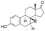 7,8-Epoxy-3-hydroxyestra-1,3,5(10)-trien-17-one (7alpha,8alpha)- 化学構造式