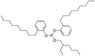 2-ethylhexyl bis(nonylphenyl) phosphite 结构式