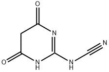 4,6-二羟基-2-氰基氨基嘧啶, 55067-10-2, 结构式