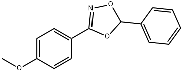 3-(4-Methoxyphenyl)-5-phenyl-1,4,2-dioxazole Struktur