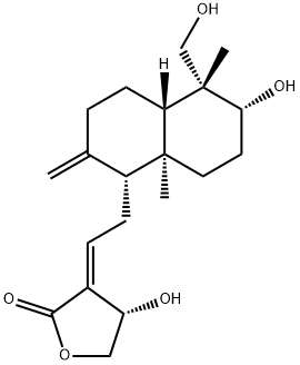 Structure of Andrographolide Structure of Andrographolide