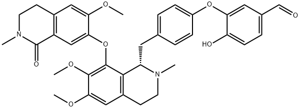 O12'-デメチルセコオバベリン 化学構造式