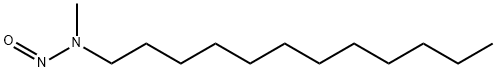 N-nitrosomethyldodecylamine, 55090-44-3, 结构式