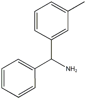 1-(3-methylphenyl)-1-phenylmethanamine(SALTDATA: HCl) 化学構造式
