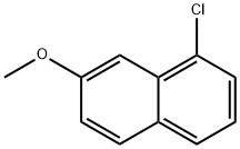 1-CHLORO-7-METHOXYNAPHTHALENE Structure
