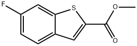 6-FLUORO-BENZO[B]THIOPHENE-2-CARBOXYLIC ACID METHYL ESTER Structure