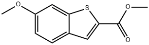 6-METHOXY-BENZO[B]THIOPHENE-2-CARBOXYLIC ACID METHYL ESTER Structure