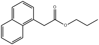 propyl 2-naphthalen-1-ylacetate 化学構造式