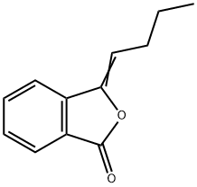 N-BUTYLIDENEPHTHALIDE Structure