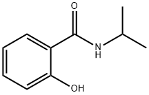 2-ヒドロキシ-N-イソプロピルベンズアミド 化学構造式
