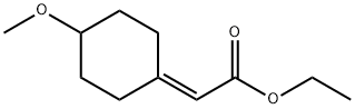 4-Methoxycyclohexylideneacetic acid ethyl ester Structure