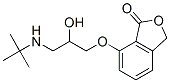 7-(2-hydroxy-3-tert-butylaminopropoxy)phthalide Struktur