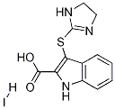 3-(2-imidazolin-2-ylthio)-indole-
2-carboxylic acid hydriodide Structure
