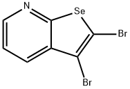 2,3-Dibromoselenolo[2,3-b]pyridine 结构式