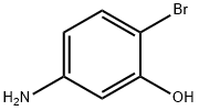 2-ブロモ-5-アミノフェノール 化学構造式