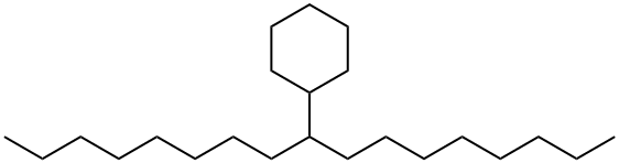 (1-Octylnonyl)cyclohexane Structure