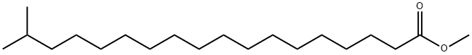 17-メチルステアリン酸メチル 化学構造式
