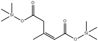 (Z)-3-Methyl-2-pentenedioic acid bis(trimethylsilyl) ester Structure