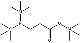 3-[Bis(trimethylsilyl)amino]-2-methylpropanoic acid trimethylsilyl ester Structure