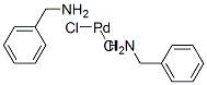 Dichlorobis(benzylamine)palladium(II) Struktur
