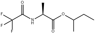 N-(Trifluoroacetyl)-L-alanine 1-methylpropyl ester Structure