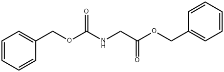 benzyl N-benzyloxycarbonylglycinate  Struktur