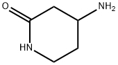 4-アミノ-2-ピペリジノン 化学構造式